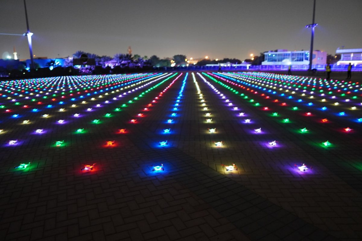 Drone light show Image